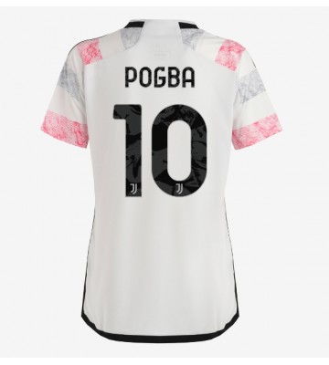 Lacne Ženy Futbalové dres Juventus Paul Pogba #10 2023-24 Krátky Rukáv - Preč